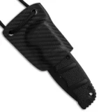 Linos Kydex Sheath for Boker Kalashnikov w/ Neck Cord - Carbon Fiber