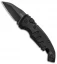 Hogue Knives CA Legal A01 Microswitch Wharncliffe Automatic Knife (1.8" Black)