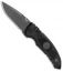Hogue Knives A01 Microswitch Auto Knife Sig Medallion Drop Point (2.6" Black)