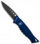 Piranha Amazon Automatic Knife Blue Tactical (3.45" Black)