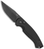 Boker Plus Vox Karakurt Automatic Knife Black Aluminum (3" Black) 01BO365