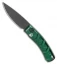 Piranha X Automatic Knife Green Tactical (3.3" Black)