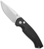 Boker Plus Vox Karakurt Automatic Knife Black Aluminum (3" Stonewash) 01BO363