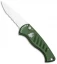 Piranha Fingerling Green Automatic Knife (2.5" Mirror Serr)