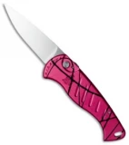 Piranha Fingerling Hot Pink Automatic Knife (2.5" Mirror Plain)