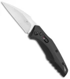 Bear OPS Bold Action XVII Automatic Knife Black Aluminum (2.8" Satin)