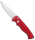 Piranha P-1 Pocket Automatic Knife Red (3.2" Mirror)