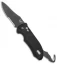 Benchmade Triage AXIS Lock Automatic Knife (3.58" Black Serr) 9170SBK