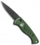 Piranha Fingerling Automatic Knife Green (2.5" Black)