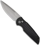 Pro-Tech Tactical Response TR-3 Knife Black w/ Grooves (3.5" Bead Blast)