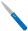 Pro-Tech Godfather Automatic Knife Solid Blue (4" Bead Blast)