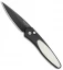 Pro-Tech Newport Tuxedo Automatic Knife Black/Ivory Micarta (3" Black)