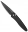 Pro-Tech Newport Tactical Automatic Knife Black Aluminum (3" Black)