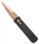 Pro-Tech Godson Automatic Knife Black (3.15" Rose Gold) 721-RG