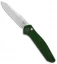 Benchmade Osborne 9400 Automatic Knife Green Aluminum (3.4" Satin)
