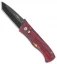 Emerson Pro-Tech CQC-7 Automatic Knife Red Grain Micarta (3.25" Black)