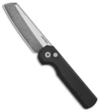 Arcform Slimfoot Automatic Knife Black Aluminum (3.125" Acid Stonewash)