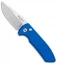 Pro-Tech Les George SBR Automatic Knife Blue Aluminum (2.6" Stonewash)
