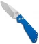 Strider + Pro-Tech SnG Automatic Knife Solid Blue Aluminum (3.5" Stonewash)