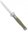 AGA Campolin Zero+ Dagger Leverlock Automatic Knife Green G-10 (4.25" Satin) 2.0