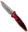 Microtech Socom Elite T/E Automatic Knife Red (4" Stonewash) 161A-10RD