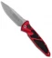 Microtech Socom Elite S/E Automatic Knife Red (4" Stonewash) 160A-10RD