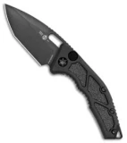 Heretic Knives Medusa Automatic Tanto Knife Aluminum Tactical  (3" Black DLC)