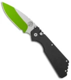Strider + Pro-Tech PT GXI Custom Automatic Knife Black (2.75" Satin/Green)