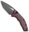 Heretic Knives Martyr Tanto  Automatic Knife Breakthrough Red (3" Black)