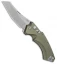 Hogue Knives EX-A05 Wharncliffe Automatic Knife OD Green (3.5" Stonewash) 34521