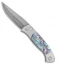 Pro-Tech Brend 3 Medium Automatic Knife Abalone (3.75" Chad Nichols Damascus)