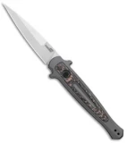 Kershaw Launch 8 Stiletto Automatic Knife Fat Carbon Snake (3.5" Stonewash)