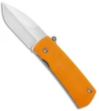 D Rocket Design Shamsher Paw Claw Automatic Knife Orange Micarta (2" Satin)
