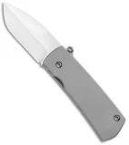 D Rocket Design Shamsher Paw Claw Automatic Knife Titanium (2" Satin)