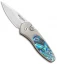 Pro-Tech Sprint Custom Automatic Knife Paua Abalone/Bronze Ti (1.95" Stonewash)