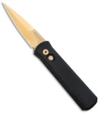 Pro-Tech Godfather Automatic Knife Black (4" Copper)