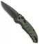 Hogue Knives A01 Microswitch Automatic Knife OD Green (2.6" Black) 24111