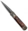 Pro-Tech Godfather Ultimate Custom Knife Titanium/Desert Ironwood (4" Damascus)
