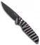 Pro-Tech TR-3 Automatic Knife Custom PK Anodized Zebra Print (3.5" Black)