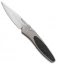 Pro-Tech Custom Newport Automatic Knife Bronzed Ti/CF Inlay (3" Satin)