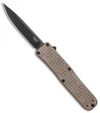 Boker USA OTF Automatic Knife Coyote Aluminum (3.5" Black) 06EX262