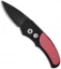 Pro-Tech Runt J4 Automatic Knife w/ Pink G-10 (1.94" Black Plain) 4446