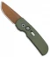 Pro-Tech Calmigo Desert Warrior CA Legal Automatic Knife OD Green (1.9" Copper)