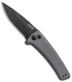 Kershaw Launch 3 Automatic Knife Gray Aluminum (3.4" Black) 7300GRYBLK
