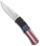 Pro-Tech Magic "Whiskers" Automatic Knife PK Vintage Flag (3.125" SW )