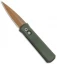 Pro-Tech Godson Desert Warrior Automatic Knife OD Green (3.15" Copper) 721DW