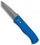 Emerson Pro-Tech CQC-7 Tanto Automatic Knife Blue (3.25" Bead Blast)