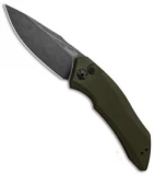 Kershaw Launch 1 Automatic Knife Olive Green Aluminum (3.4" BlackWash) 7100OLBW