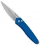 Pro-Tech Newport Automatic Knife Blue (3" Stonewash) 3405-Blue