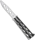 Bear & Son 113TR Small Butterfly Knife Trainer w/ Silver Vein (3.3" Satin Dull)